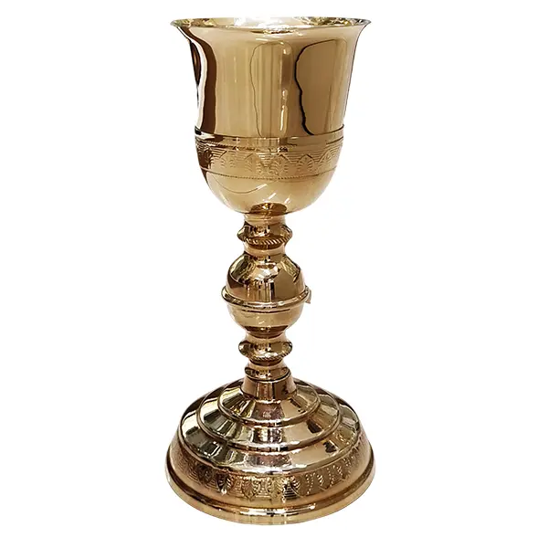 Cálice Italiano MS433 Dourado 23cm