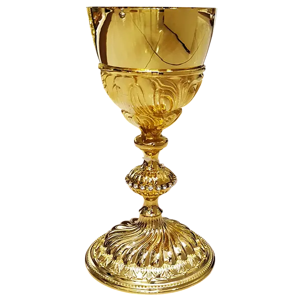 Cálice Italiano MS737 Dourado 22cm