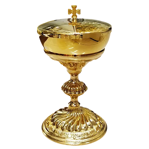 Cibório Italiano MS738 Dourado 22cm