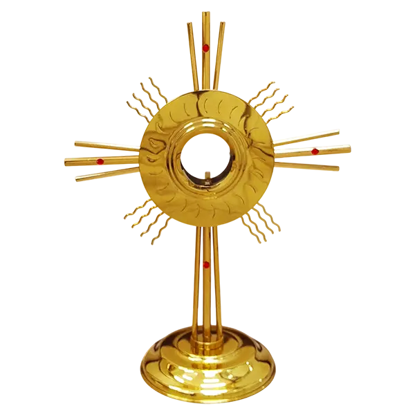 Ostensório Cruz Dourado 35cm OS35C